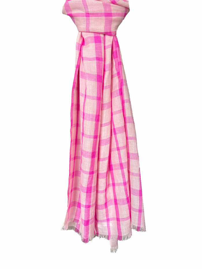 Denis Colomb St. Tropez Plaid Nude + Rose Violet