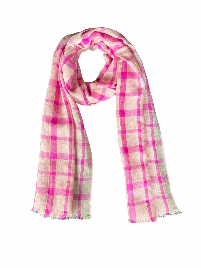 Denis Colomb St. Tropez Plaid Nude + Rose Violet