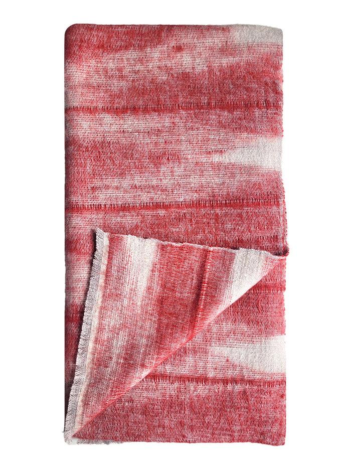 denis colomb Summer Dolpo Tie Dye Stole White+Ruby