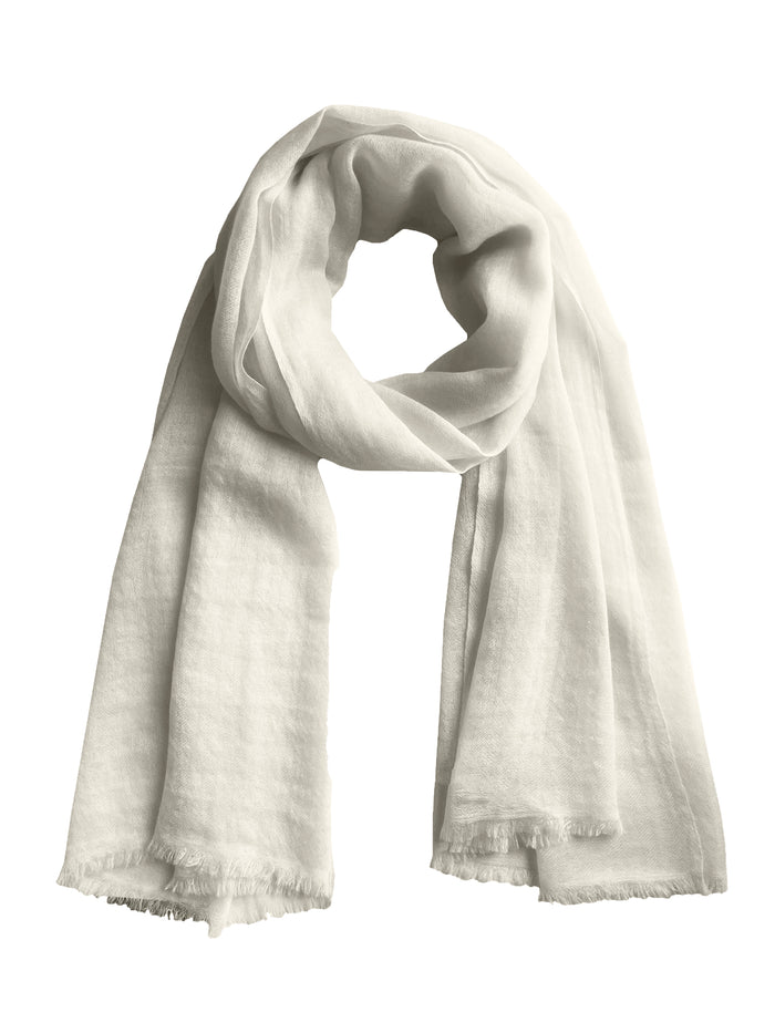 Denis Colomb Summer Kiri Stole White