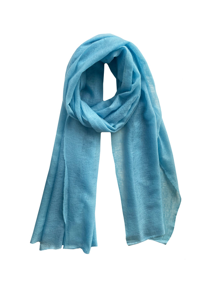 Denis Colomb Toosh Feutre Stole Blue Sky