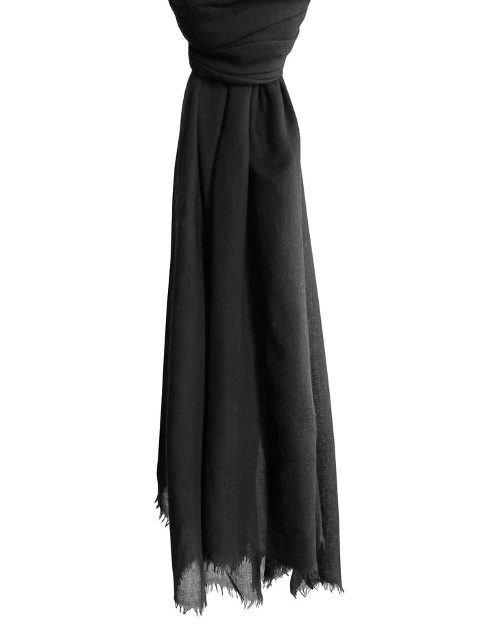 Denis Colomb Toosh Lisse Shawl Black