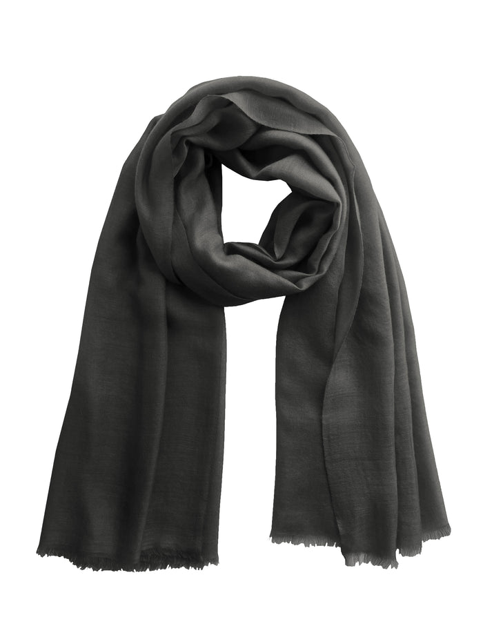 Denis Colomb Toosh Lisse Shawl Charcoal