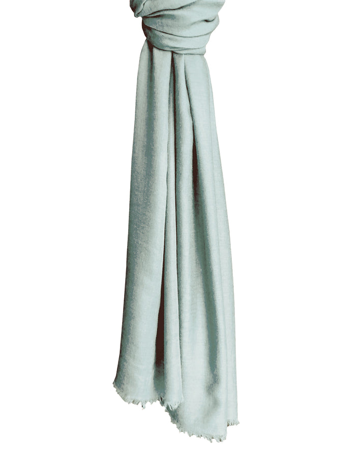 Denis Colomb Toosh Lisse Shawl Grey Mist