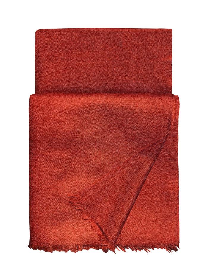 denis colomb Toosh Lisse Shawl Red Orange