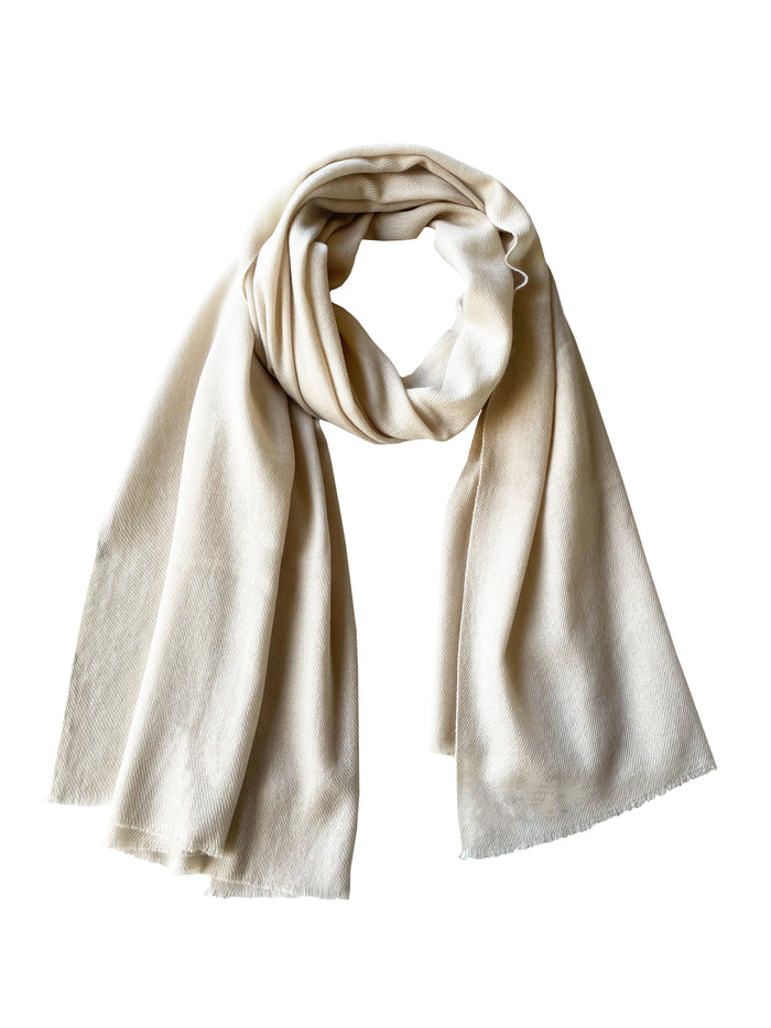 Denis Colomb Travel Shawl 1 Ply White Sand