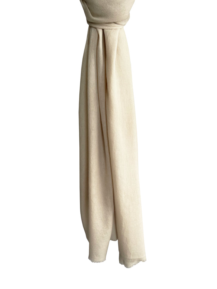Denis Colomb Travel Shawl 1 Ply White Sand