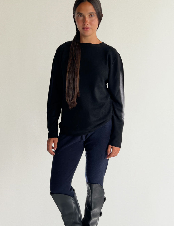 denis colomb Women's Crewneck Black