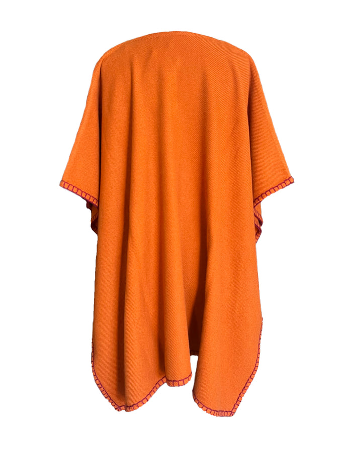 Denis Colomb Women Stitched Edge Poncho