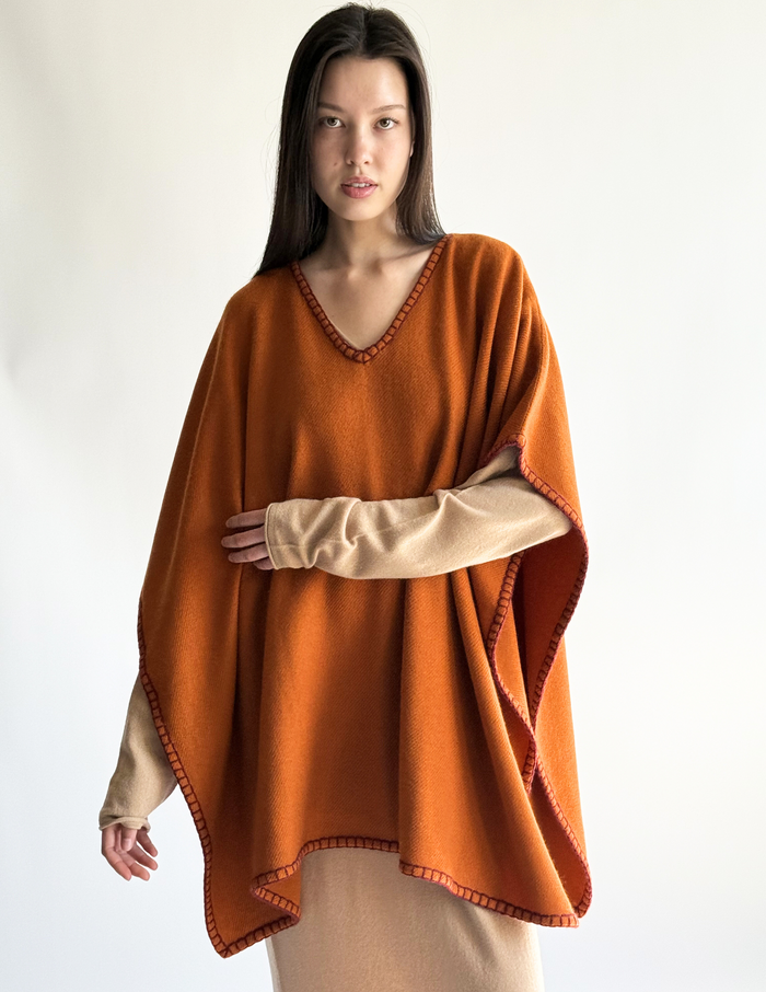denis colomb Women Stitched Edge Poncho