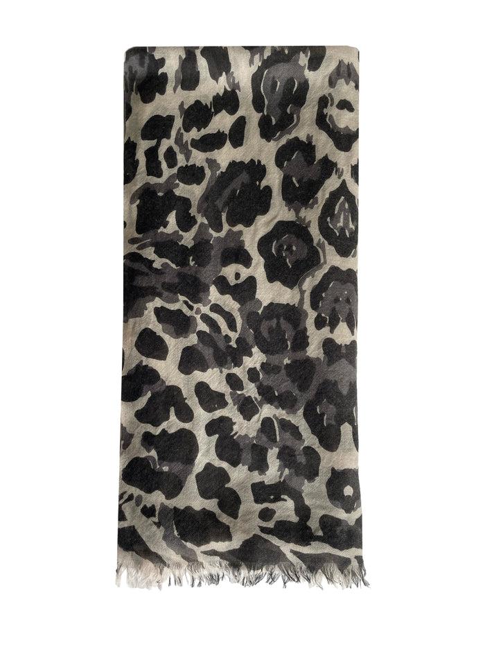 denis colomb Jaguar Toosh Shawl Moonbeam + African Night + Rhino Grey