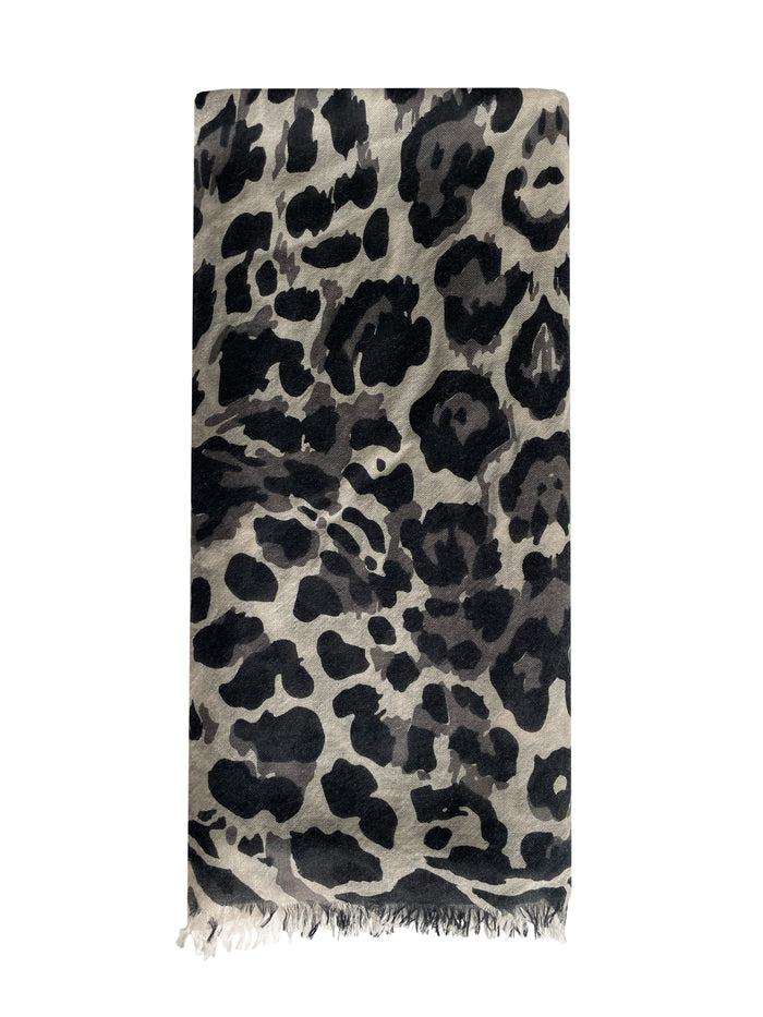 denis colomb Jaguar Toosh Shawl Moonbeam + India Ink + Rhino Grey