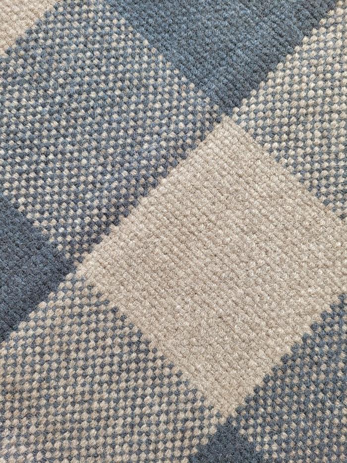 Denis Colomb Kutang Plaid Blanket Natural Grey + Black+Dark Mountain Grey