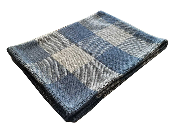 denis colomb Kutang Plaid Blanket Natural Grey + Black+Dark Mountain Grey denis colomb Kutang Plaid Blanket Natural Grey + Black+Dark Mountain Grey