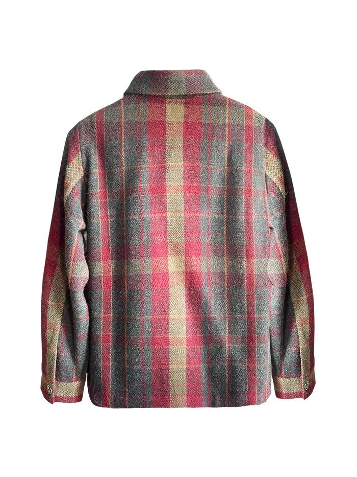 Denis Colomb Men's Gaucho Jacket Dark Khaki Brown+Tibetan Red Monk+Charcoal