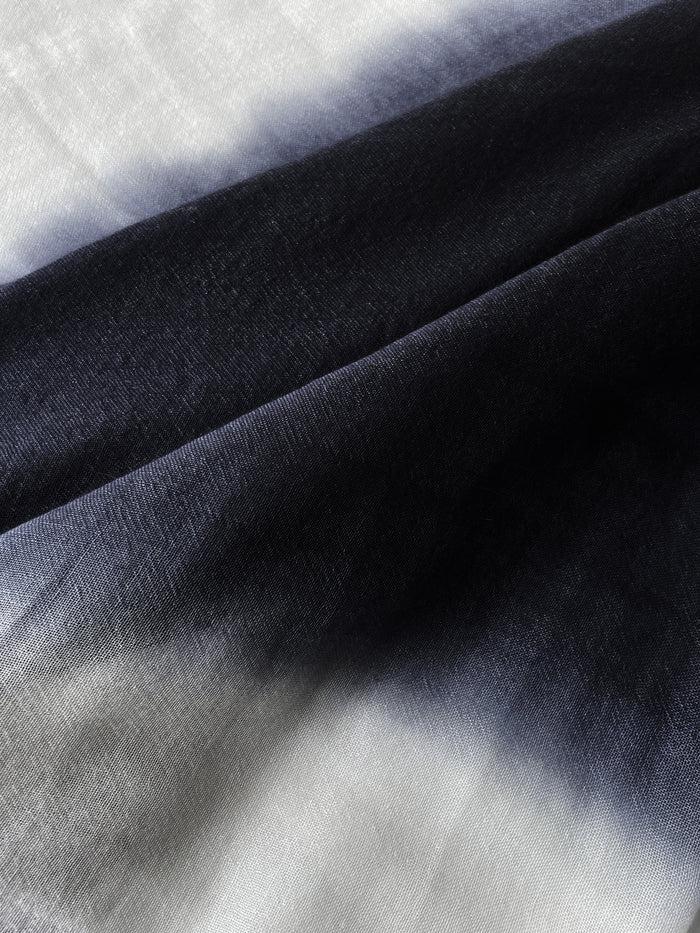 Denis Colomb Mustang Peacock Stole White + Midnight Blue