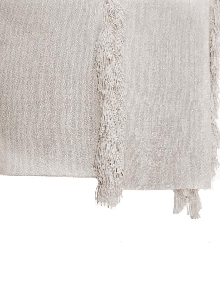 Denis Colomb Natural Handspun Blanket/available For Special Order Natural White