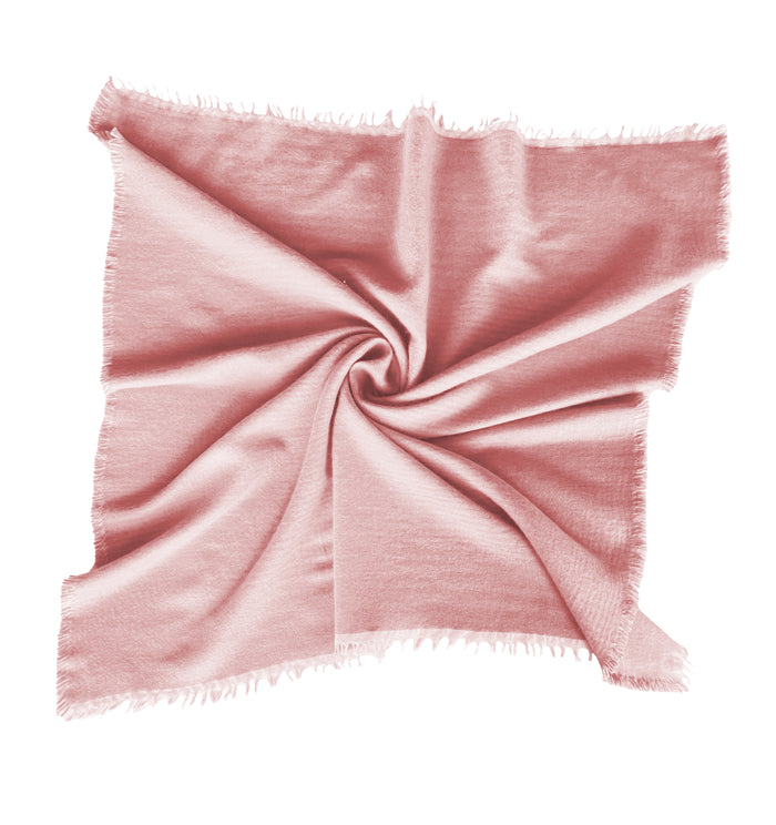 Denis Colomb Reversible Baby Blanket Ehite+pink Sapphire
