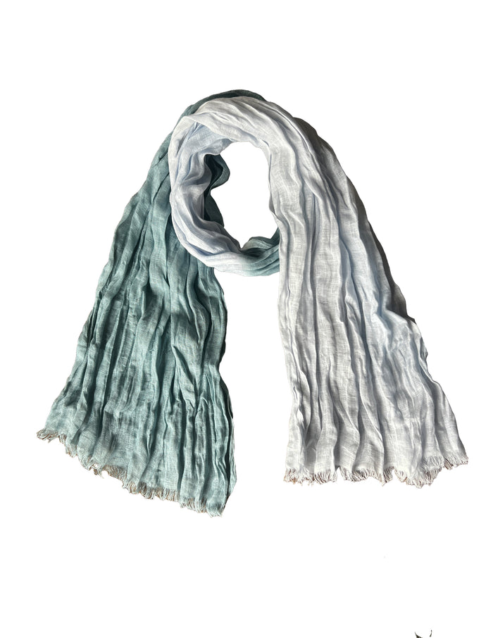 denis colomb Samba Two Tone Stole Tourmaline + Pearl Blue