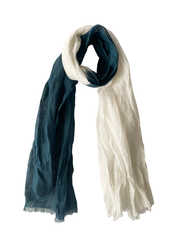 Denis Colomb Samba Two Tone Stole White+Brazilian Blue