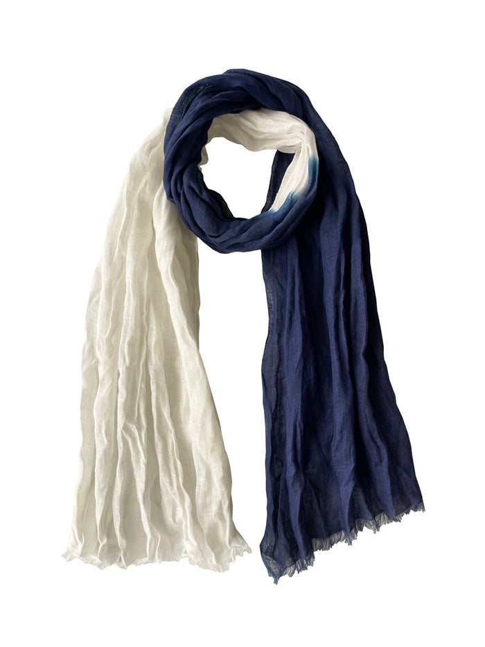 Denis Colomb Samba Two Tone Stole White+Cobalt Blue