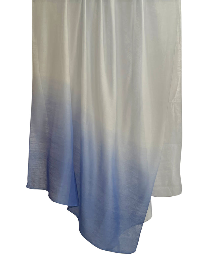 Denis Colomb Silky Cloud Ombre Shawl Pearl Blue+Ultra Marine