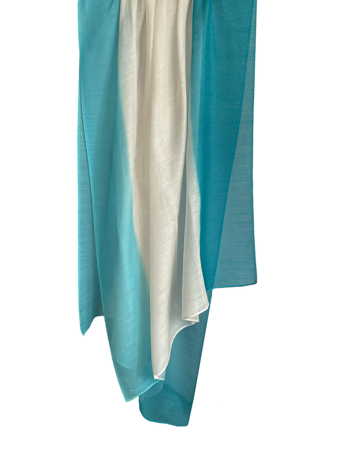 denis colomb Silky Cloud Three Color Moonbeam + Turquoise + Lagua Azul