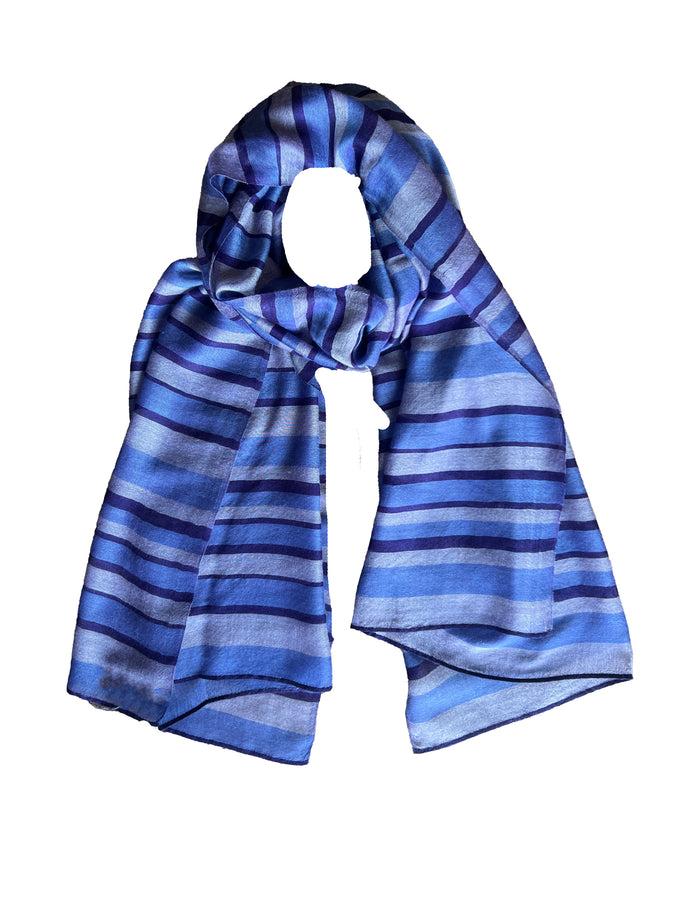 denis colomb Simi Stole Indigo + Ultramarine + Lavender Quartz