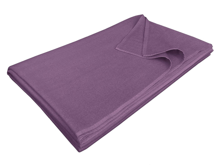 denis colomb Solid Color Throw 1 ply Himalayan Violet denis colomb Solid Color Throw 1 ply Himalayan Violet