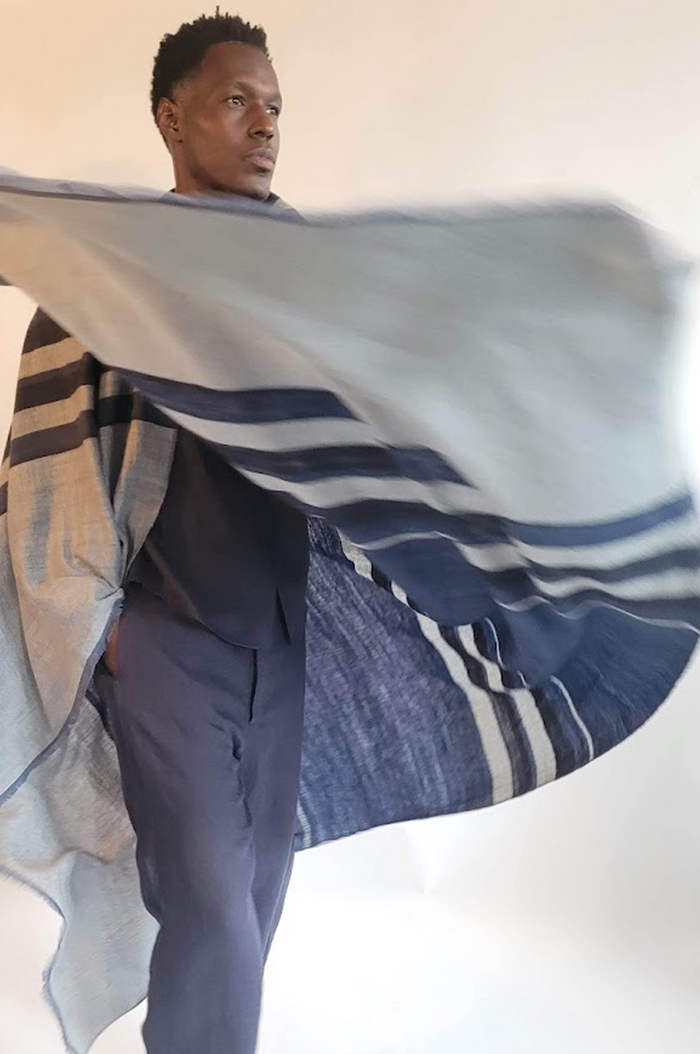 Denis Colomb Summer Dolpo Tuareg Nomad Indigo + White +Black