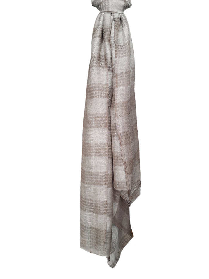 Denis Colomb Summer Weight Shawl Burma Brown + Moonbeam