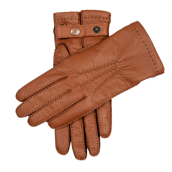 Dents Badminton | Men's Handsewn Cashmere Lined Deerskin Leather Gloves