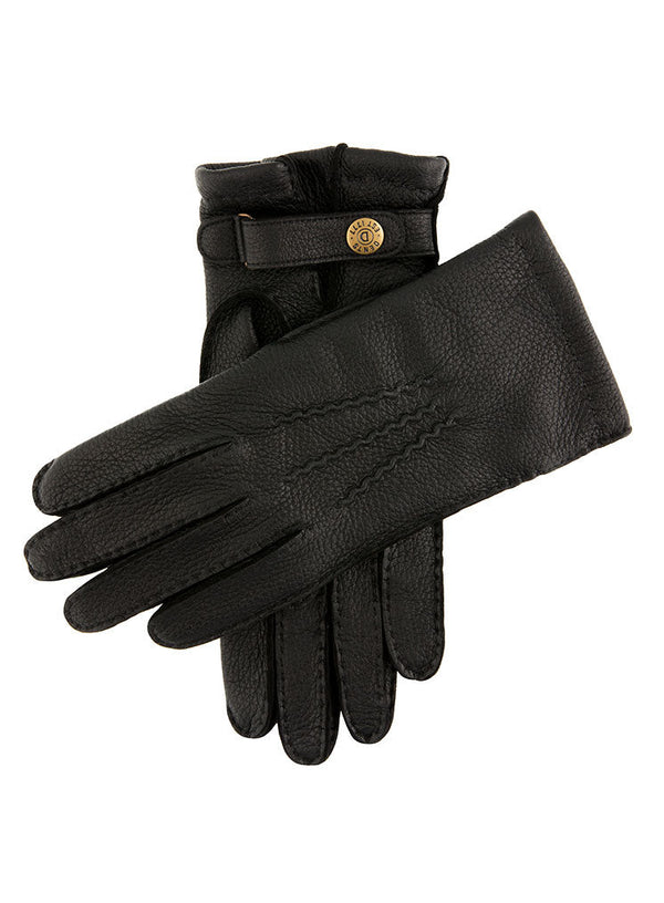 dents Badminton | Men's Handsewn Cashmere Lined Deerskin Leather Gloves
