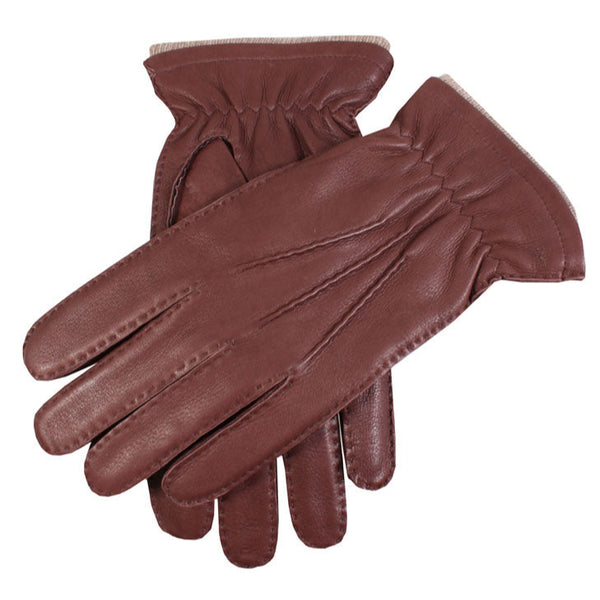 dents Bratton | Men's Handsewn Cashmere Lined Deerskin Leather Gloves