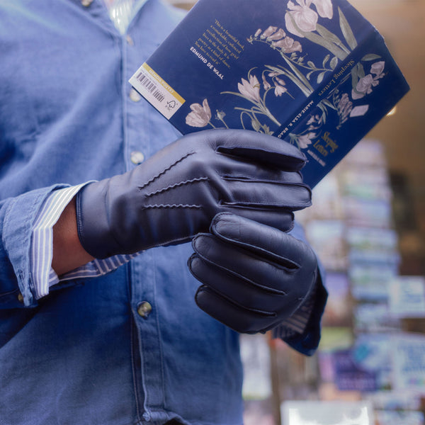 Dents Burford | Men's Cashmere Lined Leather Gloves