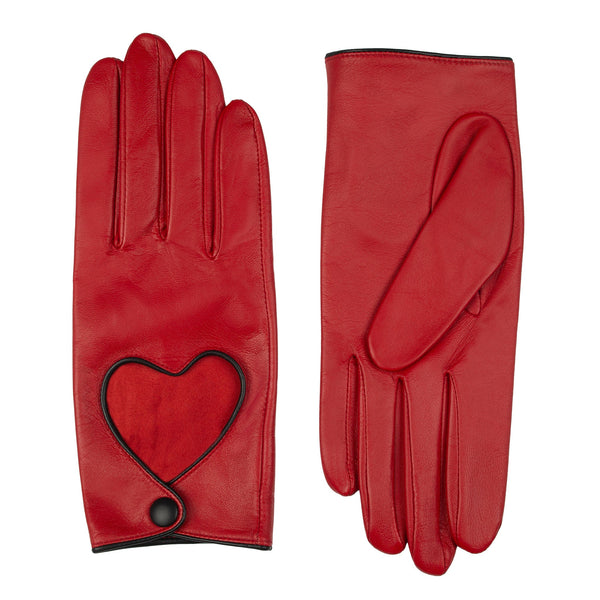 Dents Juliet | Women's Heart Leather Driving Gloves