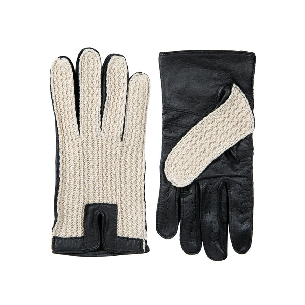 Dents Lancaster | Men's Crochet Back Driving Gloves