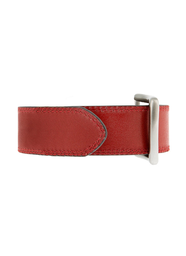 Dents Leather Belt With Contrast Colour Stitching