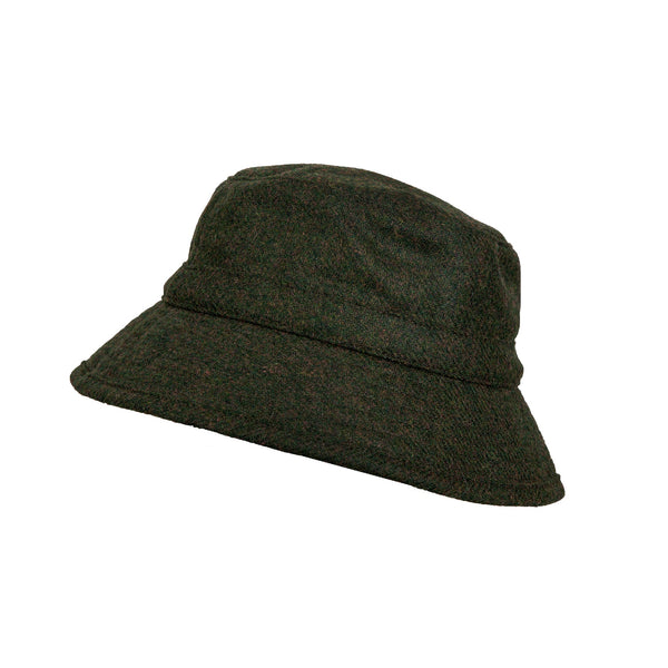 Dents Men’s Abraham Moon Plain Tweed Bucket Hat