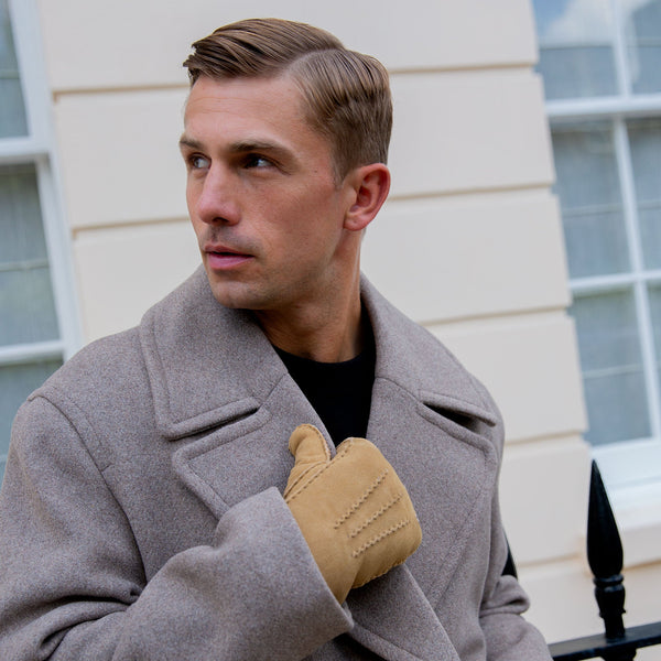 Dents Men’s Handsewn Three-Point Lambskin Gloves