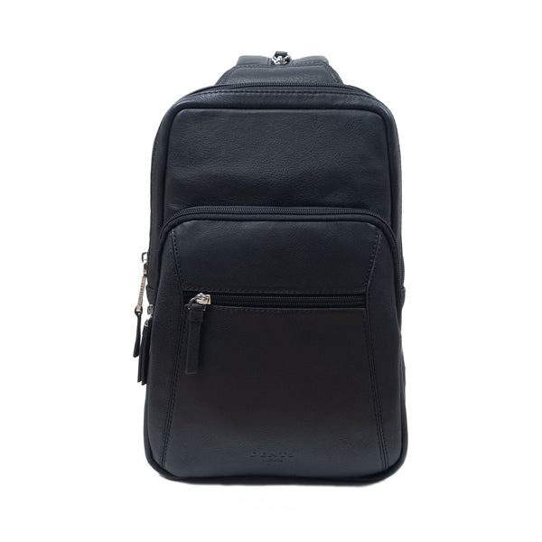 Dents Men's Small Pebble Grain Leather Backpack