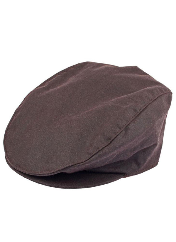 Dents Men's Waxed Cotton Flat Cap