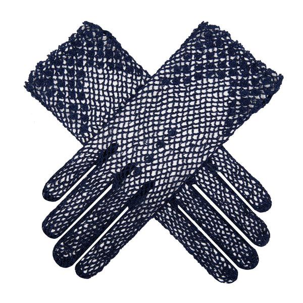 Dents Women's Cotton Crochet Gloves