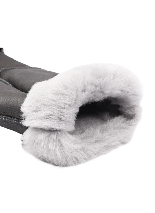Dents Women's Fingerless Sheepskin Mittens