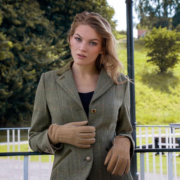 Dents Women’s Handsewn Three-Point Lambskin Gloves