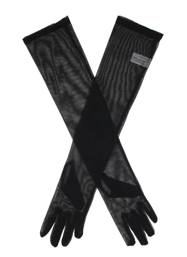 dents Women's Long Above-Elbow Tulle Gloves