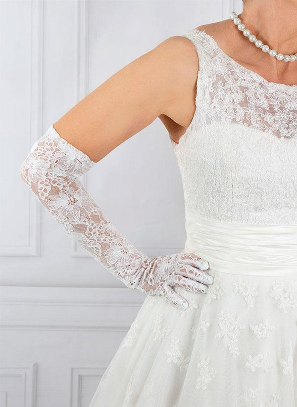 Dents Women's Long Opera Lace Gloves