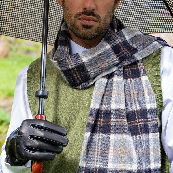 Dents Elton | Men's Unlined Touchscreen Leather Gloves