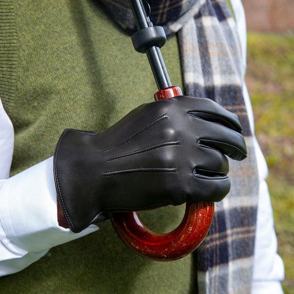 Dents Elton | Men's Unlined Touchscreen Leather Gloves