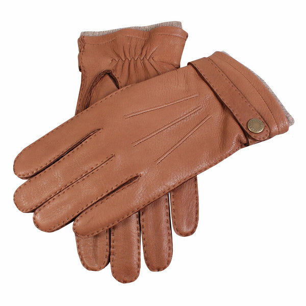 Dents Gloucester | Men's Cashmere Lined Deerskin Leather Gloves